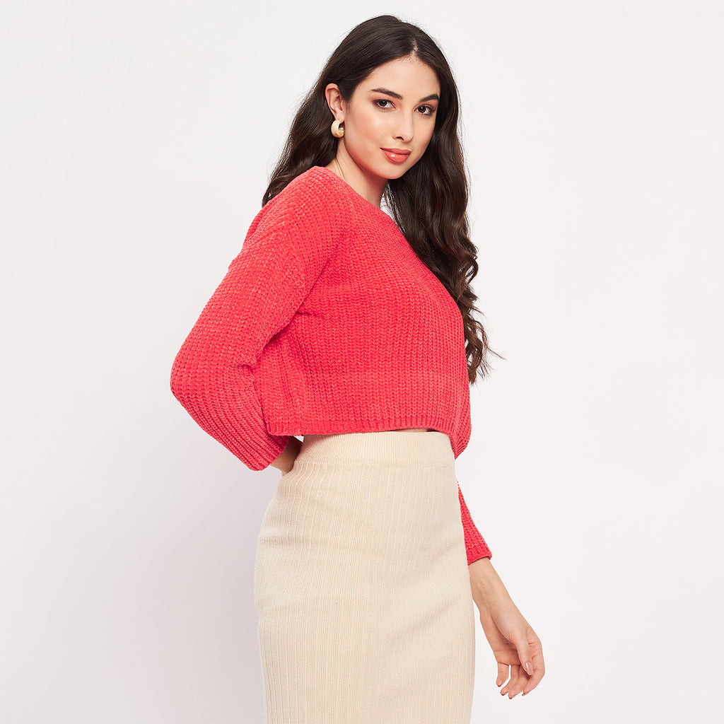 Duke Urban Women Full Sleeve Woven Sweater (LQS9655)