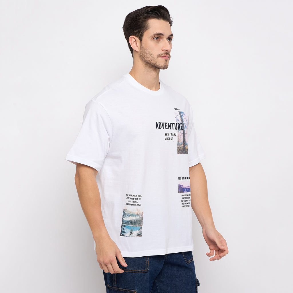 Duke Urban Men Half Sleeve Cotton T-shirt (LF7234)