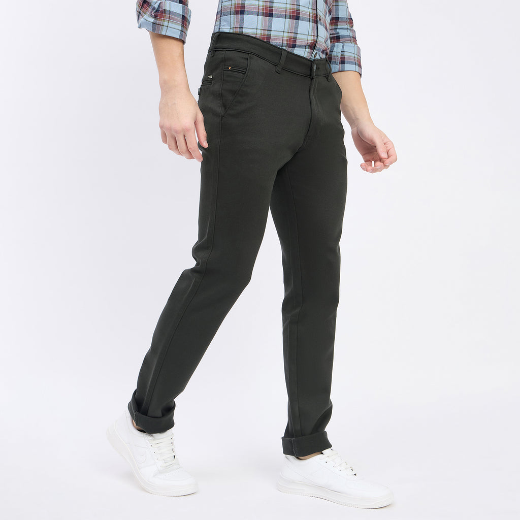 Duke Urban Men Flatfront Narrowfit Chinos Trousers (SDT4592)