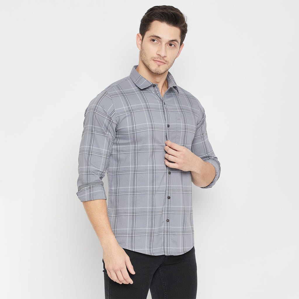 Duke Urban Men Full Sleeve Cotton Shirt (SDO9080)
