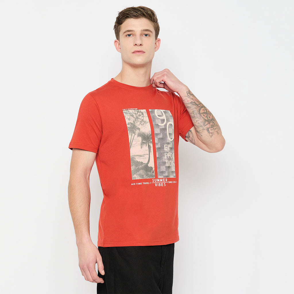 Duke Urban Men Half Sleeve Cotton Tshirt (LF7162)