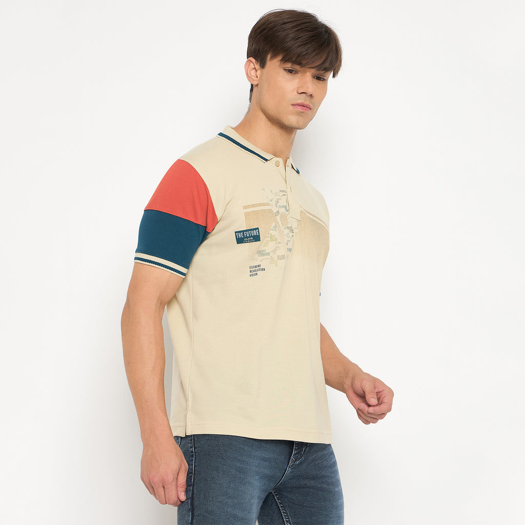 Duke Urban Men Half Sleeve Cotton T-shirt (LF7286)