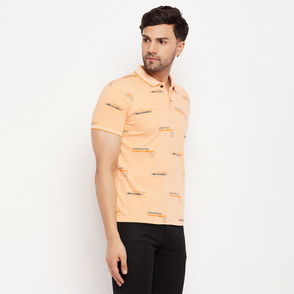 Duke Urban Men Half Sleeve Polo Neck Cotton T-shirt (LF5862)