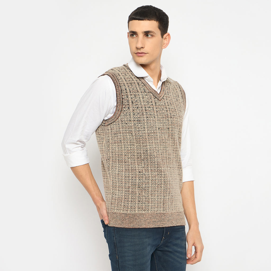 Duke Urban Men Sleeveless V Neck Sweater (SDS2159)