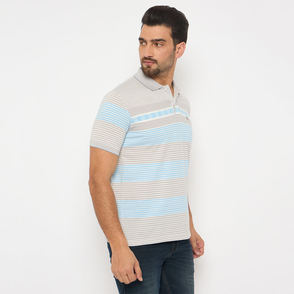Duke Urban Men Half Sleeve Cotton Tshirt (LF7351)