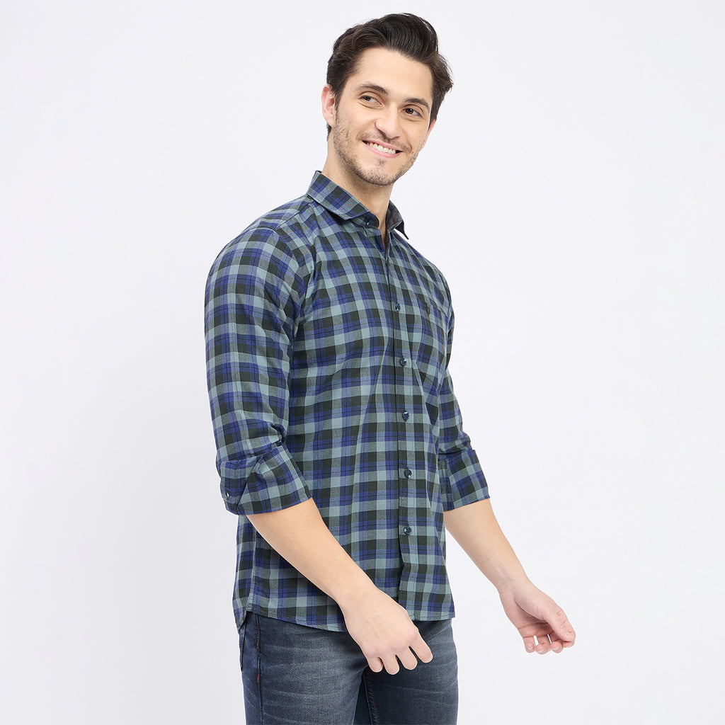 Duke Urban Men Full Sleeve Cotton Shirt (SDO8CKAM)
