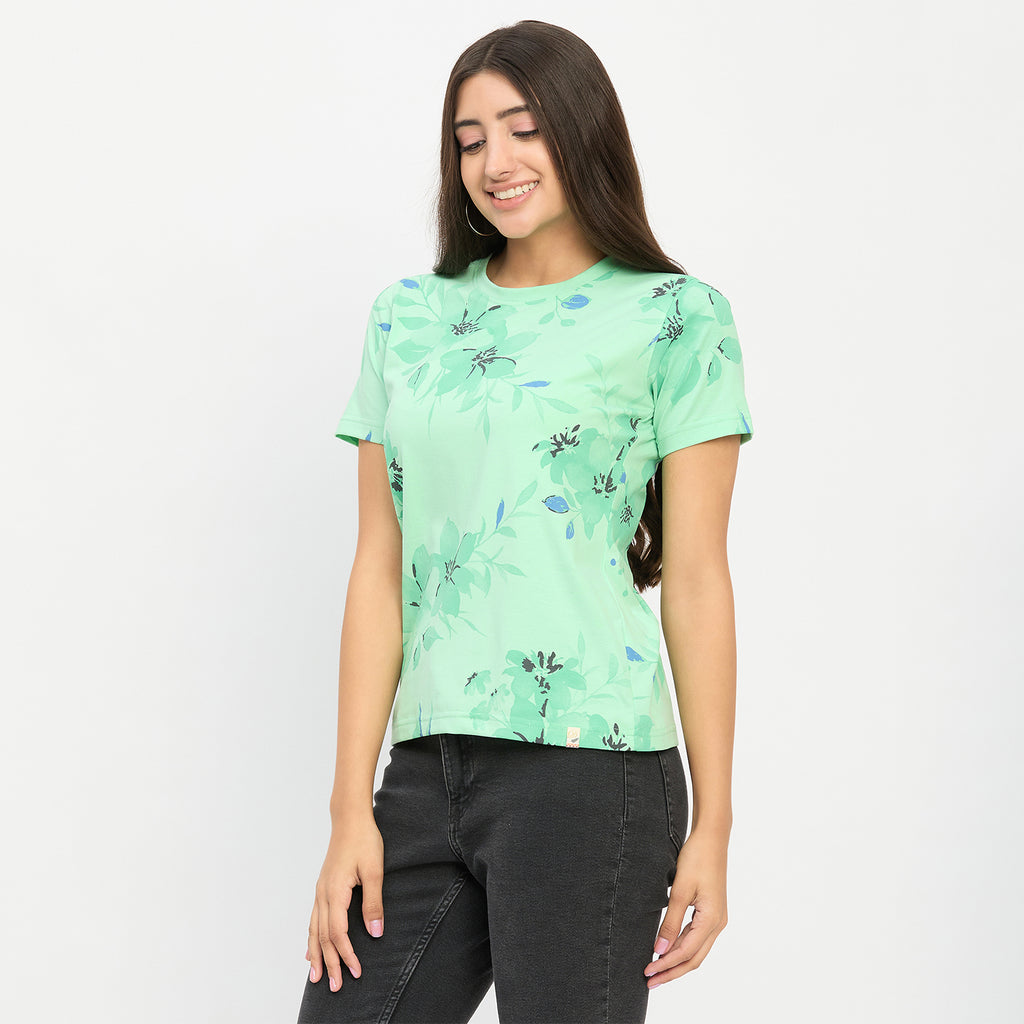 Duke Urban Women Half Sleeve Round Neck Top (LFX3287)