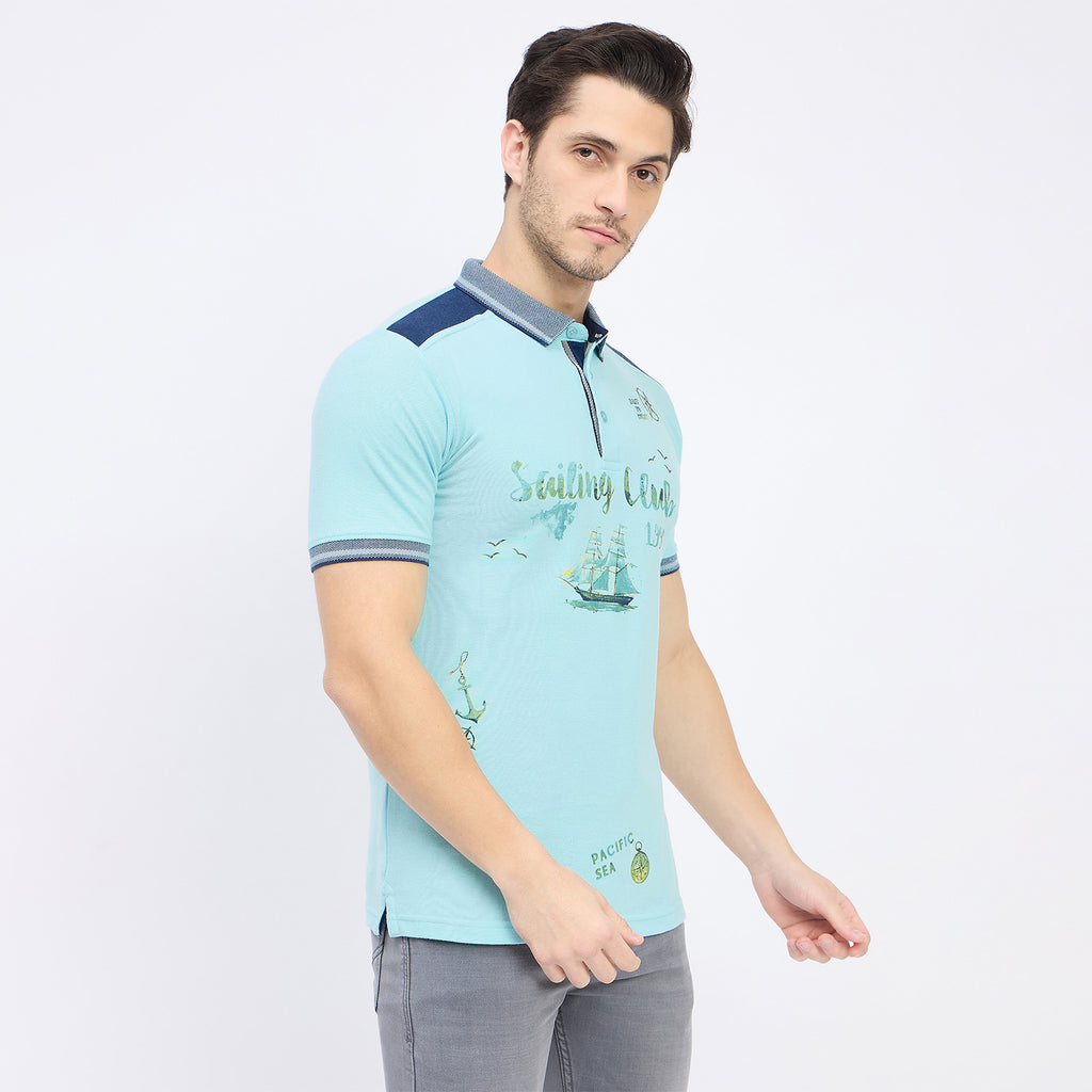 Duke Urban Men Half Sleeve Cotton T-shirt (LF7231)