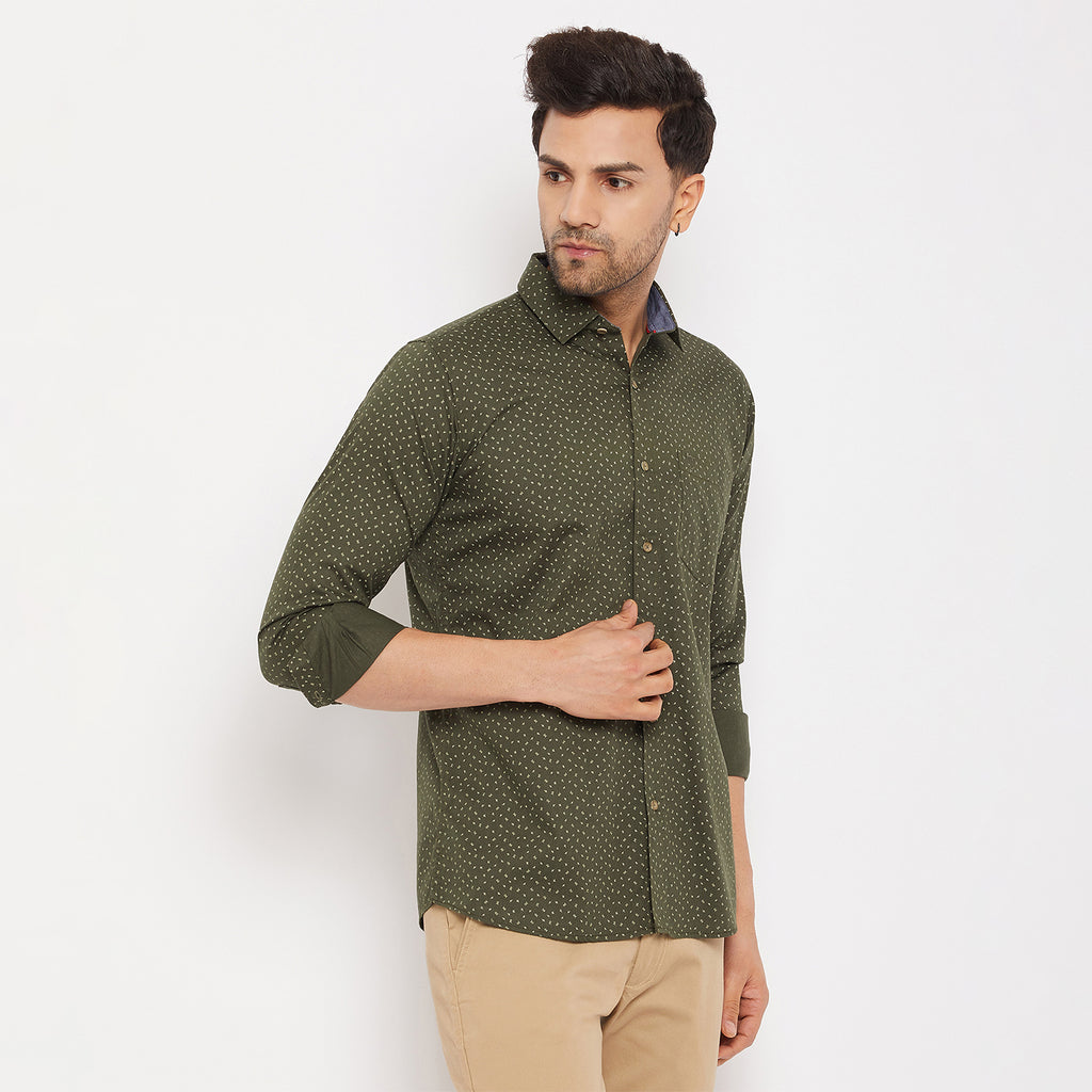 Duke Urban Men Full Sleeve Cotton Shirt (SDO8PRTA)