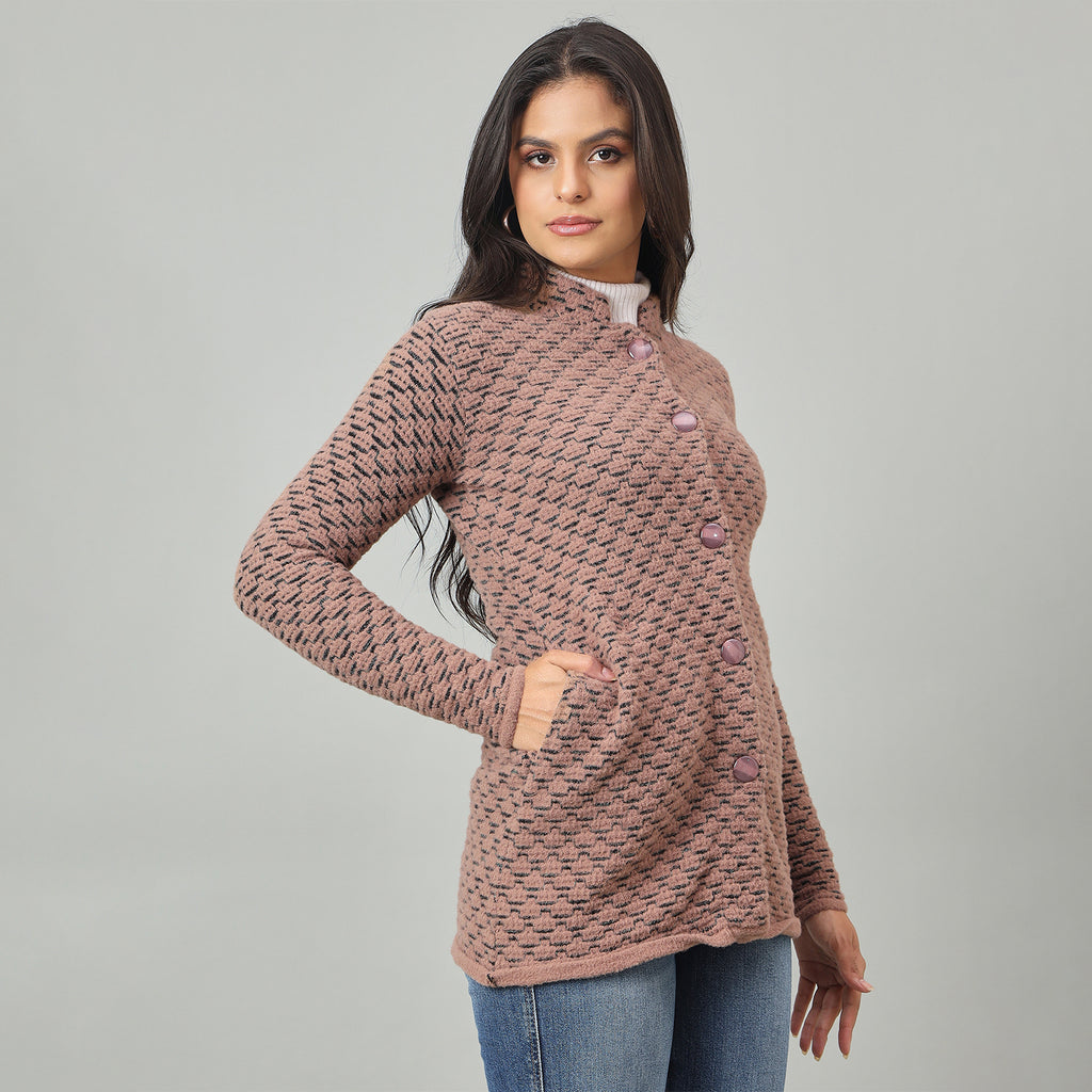 Duke Urban Women Long Coat Shortstyle Sweater (SDS1336)