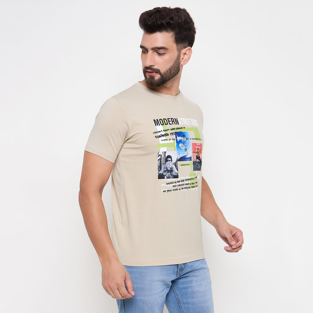 Duke Urban Men Half Sleeve Cotton Tshirt (MLF7219)