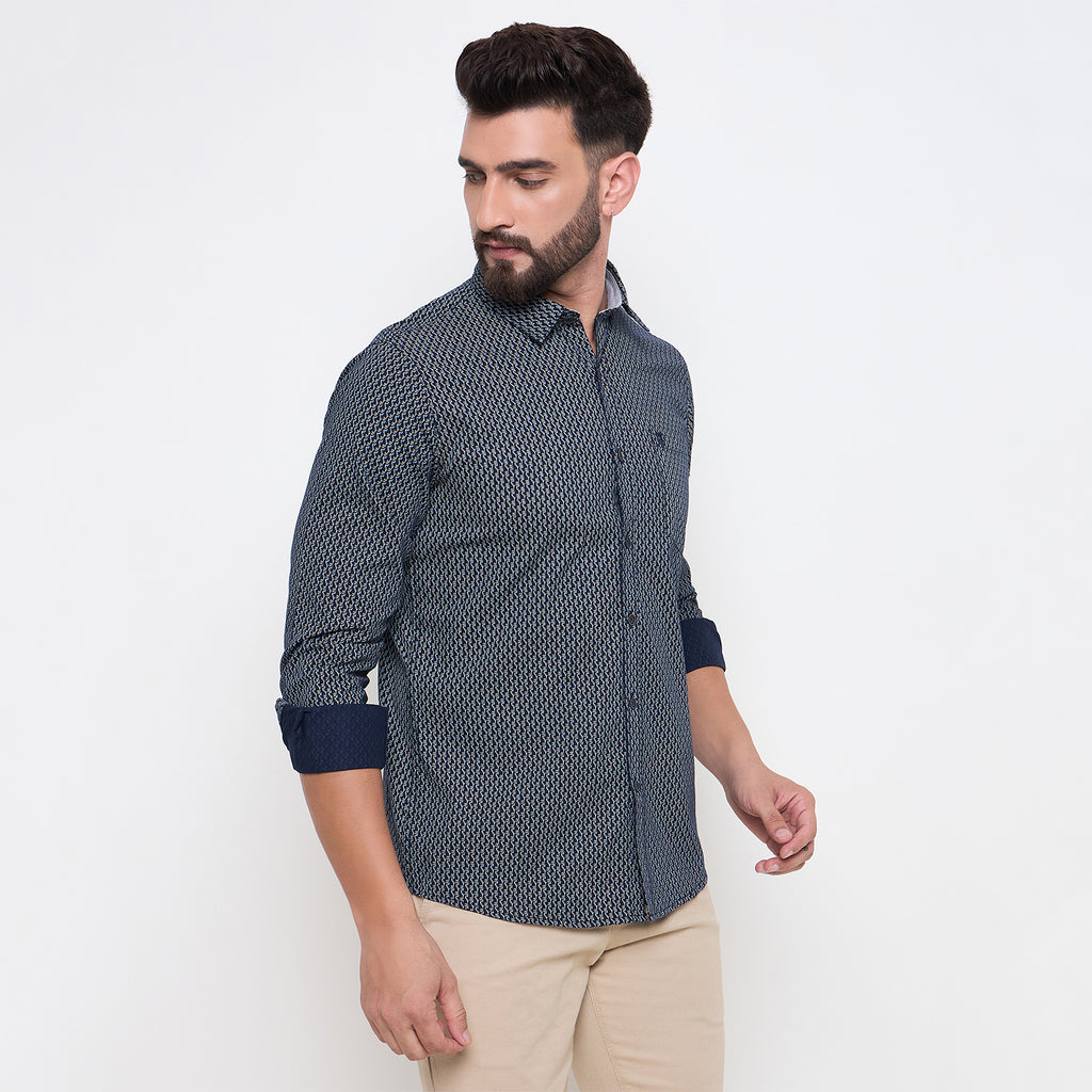 Duke Urban Men Full Sleeve Cotton Shirt (SDO7PRB)