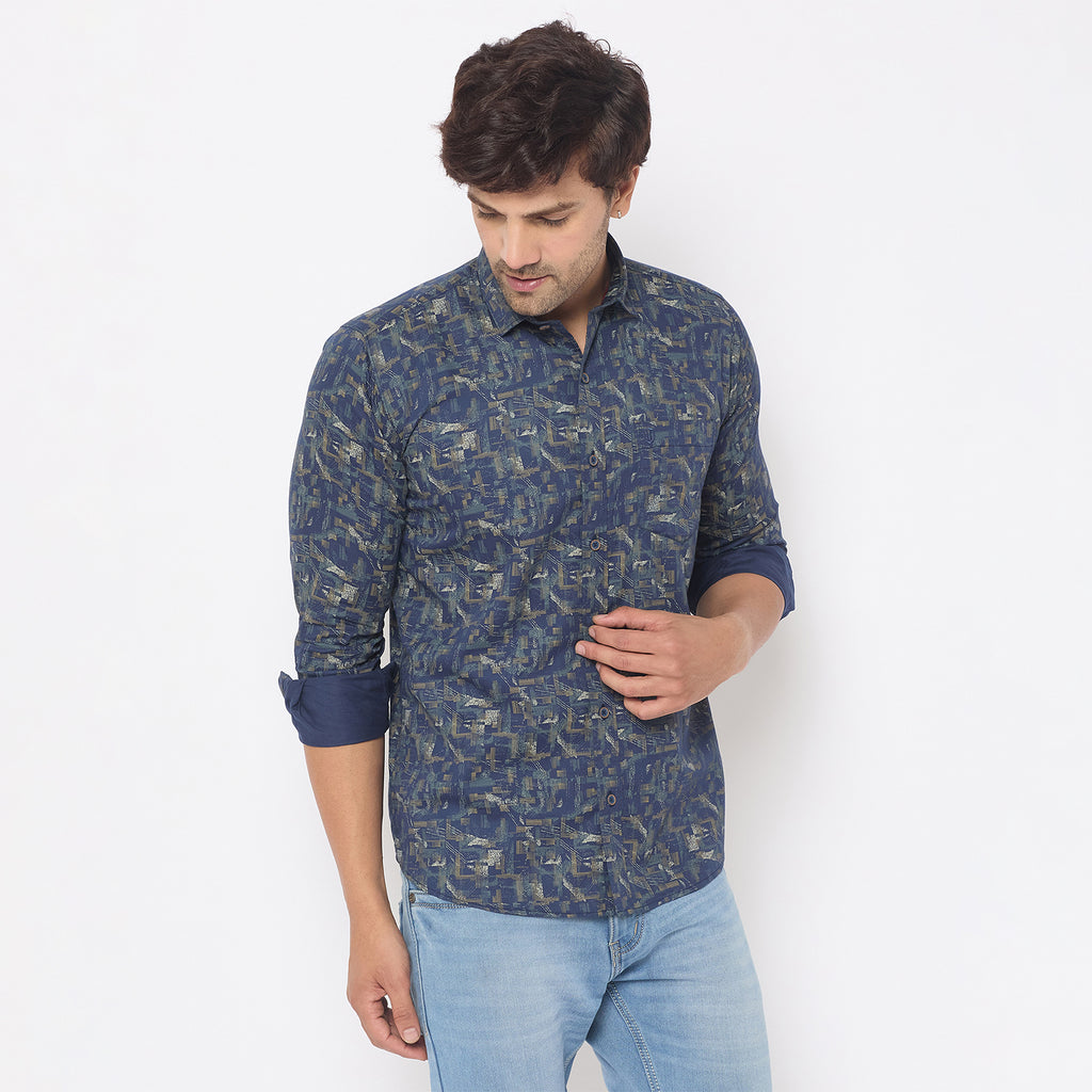 Duke Urban Men Full Sleeve Cotton Shirt (SDO8PRE)