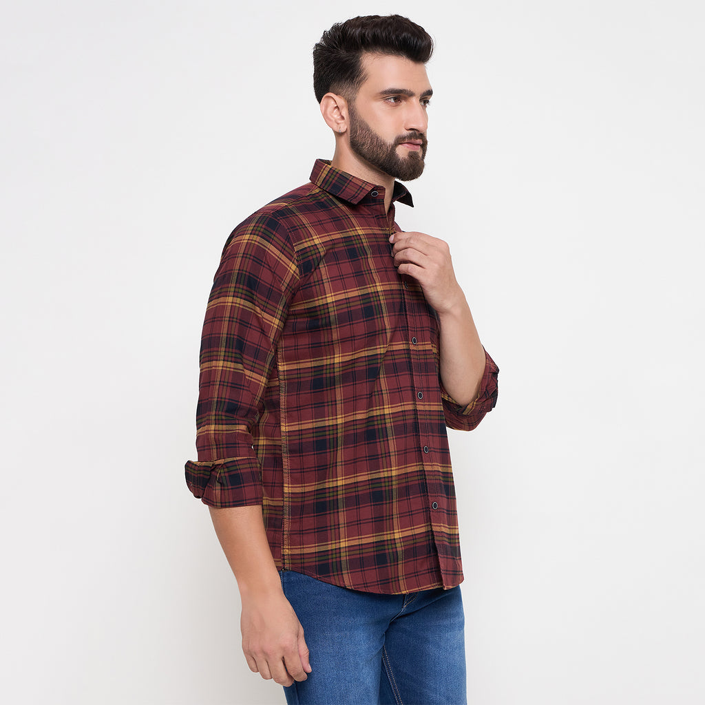 Duke Urban Men Full Sleeve Cotton Shirt (SDO5CKOQ)