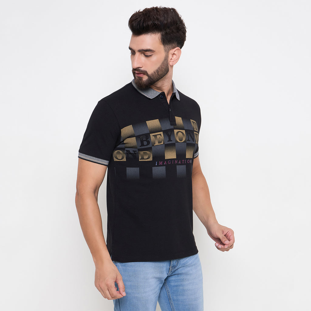 Duke Urban Men Half Sleeve Cotton Tshirt (LF7151)