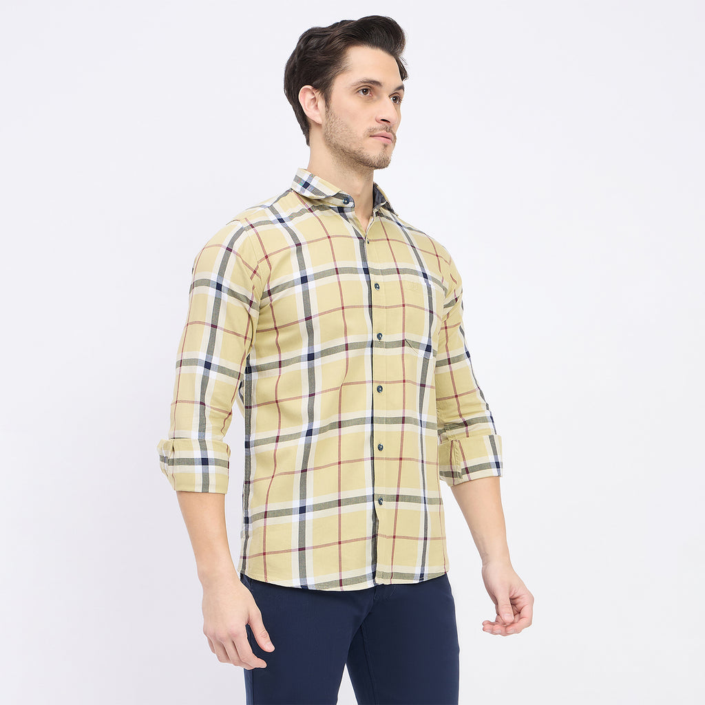 Duke Urban Men Full Sleeve Cotton Shirt (SDO8CKAP)