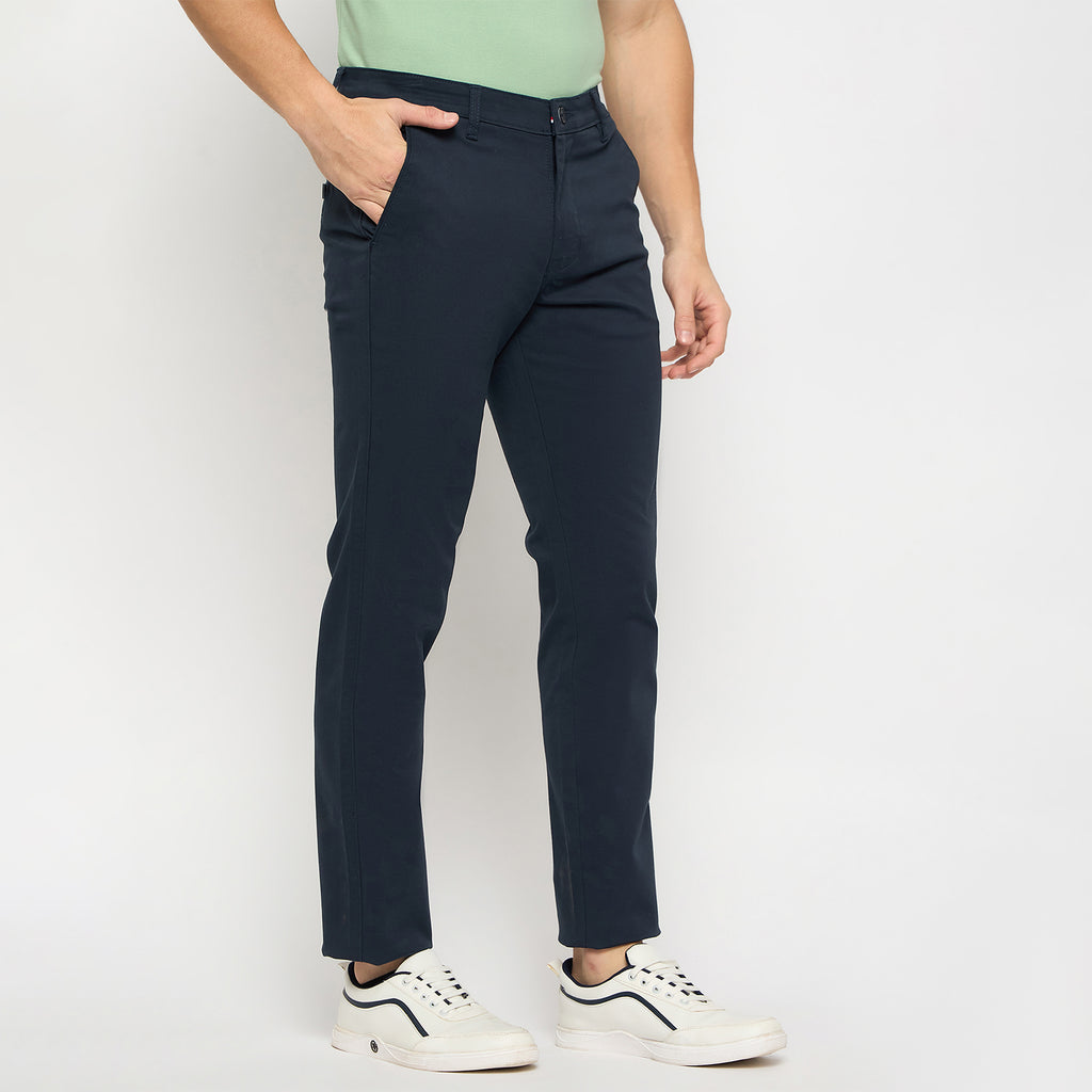 Duke Urban Men Flatfront Narrowfit Chinos Trousers (SDT4626)