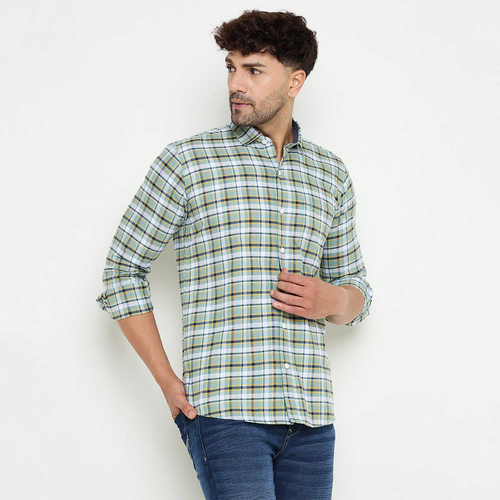 Duke Urban Men Full Sleeve Cotton Shirt (SDO8CKI)