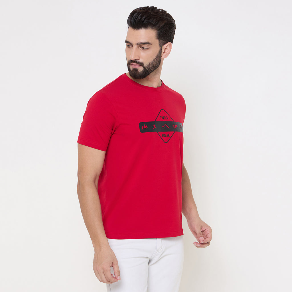 Duke Urban Men Half Sleeve Cotton Tshirt (MLF7296)