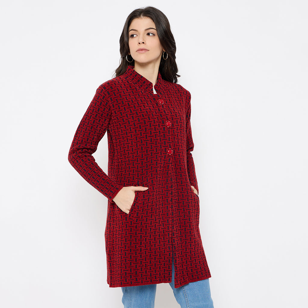 Duke Urban Women Full Sleeve Long Sweater (SDS1277)