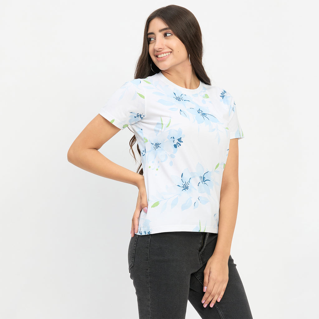 Duke Urban Women Half Sleeve Round Neck Top (LFX3287)