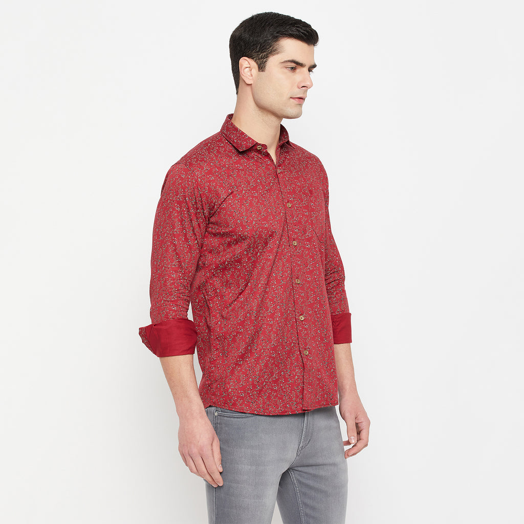 Duke Urban Men Full Sleeve Cotton Shirt (SDO8PRSM)