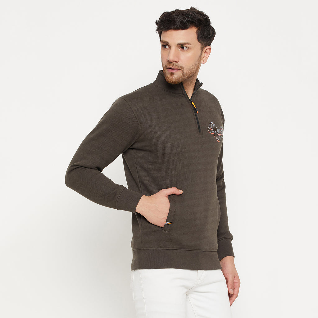 Duke Urban Men Half Zip Sweatshirt (LF6332)