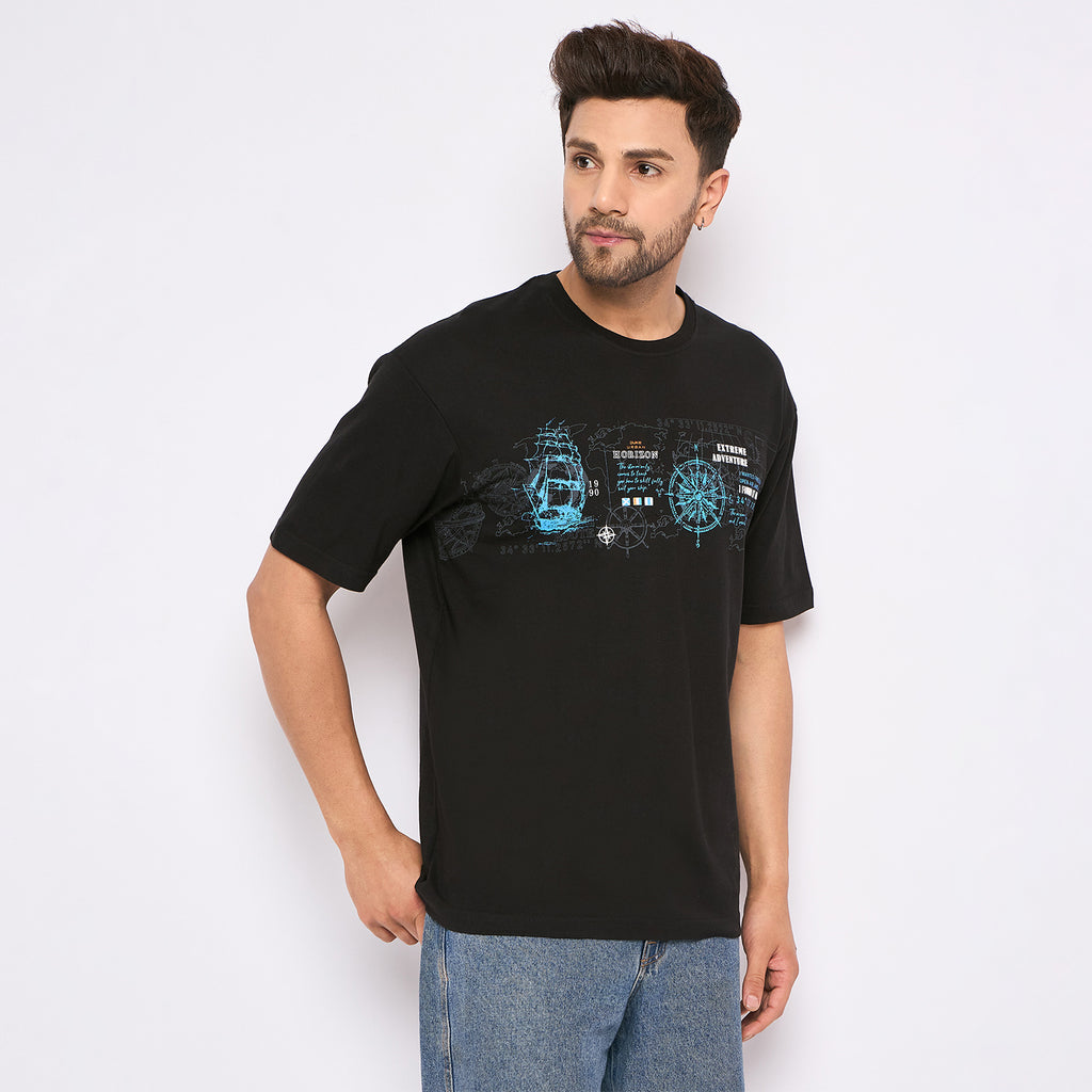 Duke Urban Men Half Sleeve Cotton T-shirt (LF7237S)