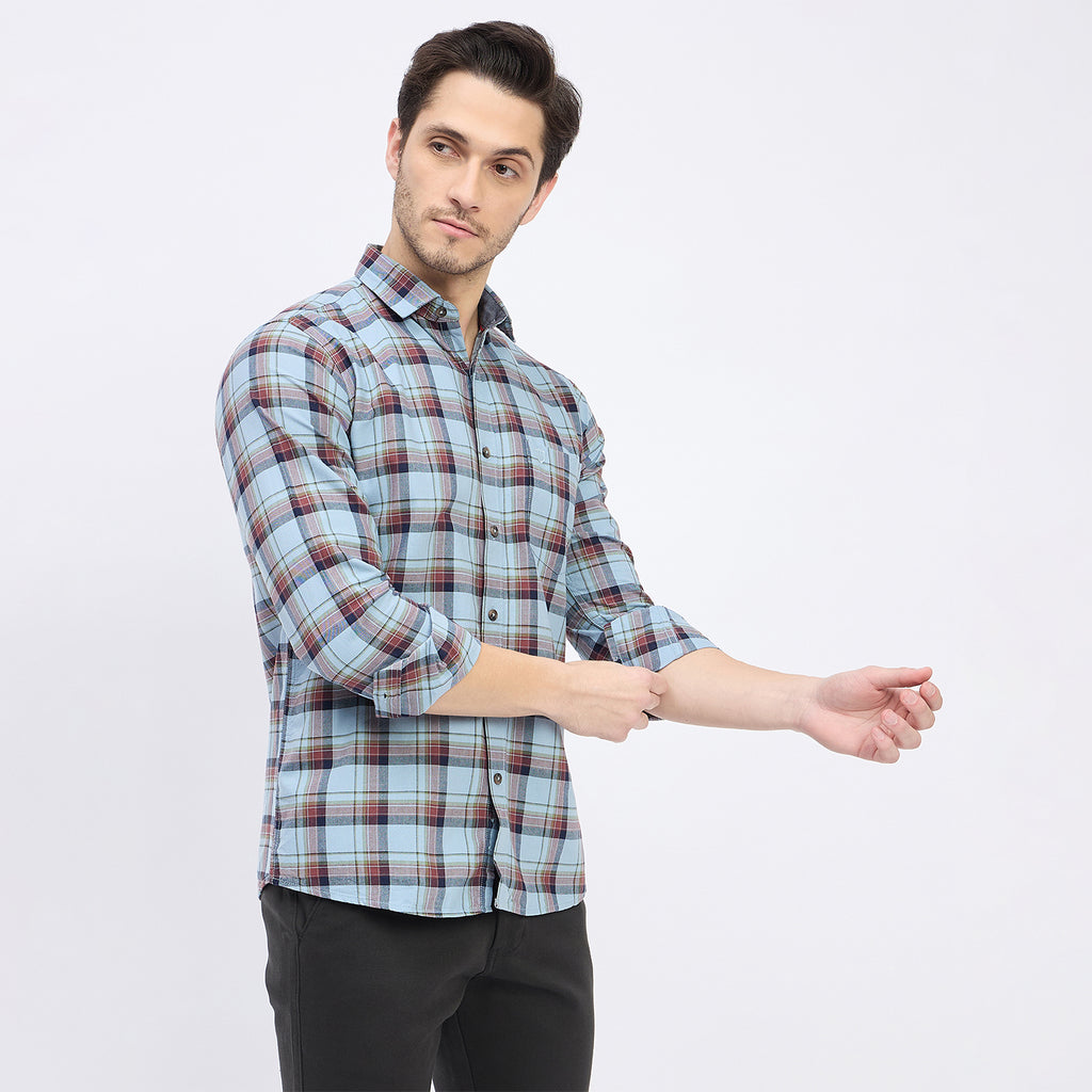 Duke Urban Men Full Sleeve Cotton Shirt (SDO8CKAN)