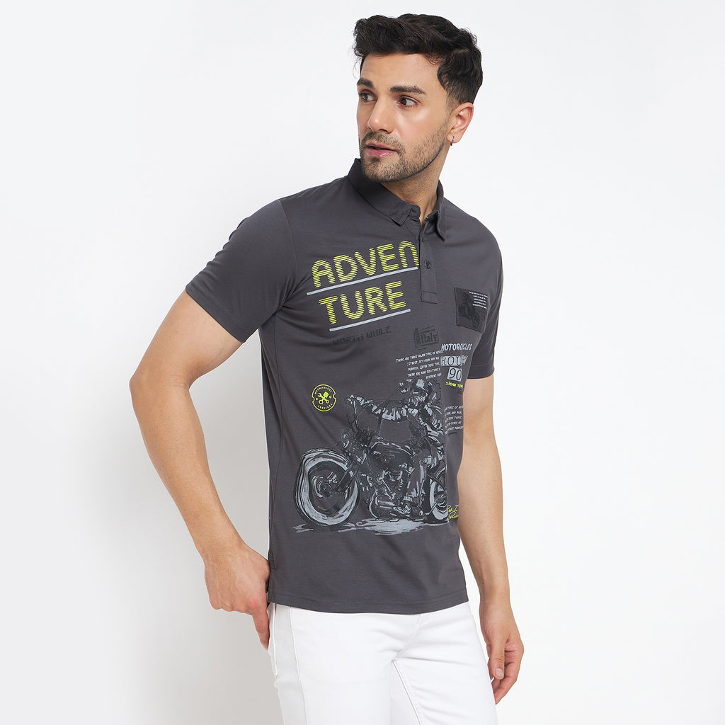 Duke Urban Men Half Sleeve Cotton T-shirt (LF7088)