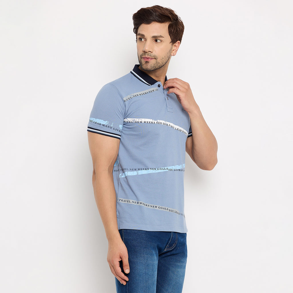 Duke Urban Men Half Sleeve Cotton T-shirt (LF7149)