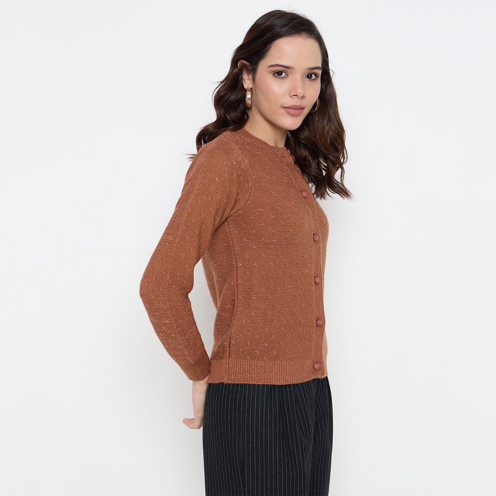 Duke Urban Women Full Sleeve Front Open Sweater (SDS1324)