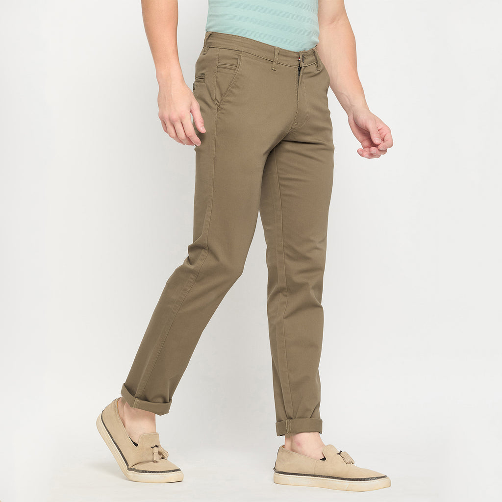 Duke Urban Men Flatfront Narrowfit Chinos Trousers (SDT4626)