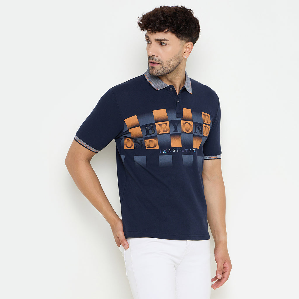 Duke Urban Men Half Sleeve Cotton Tshirt (LF7151)