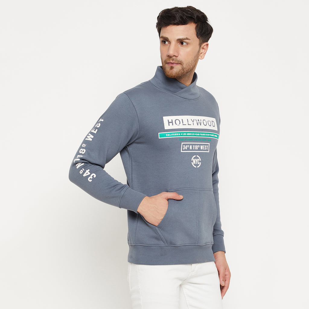 Duke Urban Men Cowl Neck Sweatshirt (LF6318)