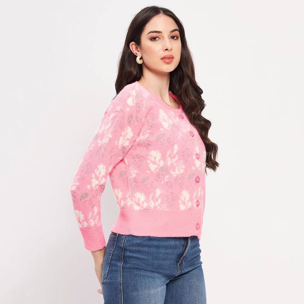 Duke Urban Women Full Sleeve Self Design Sweater (LQS9810)