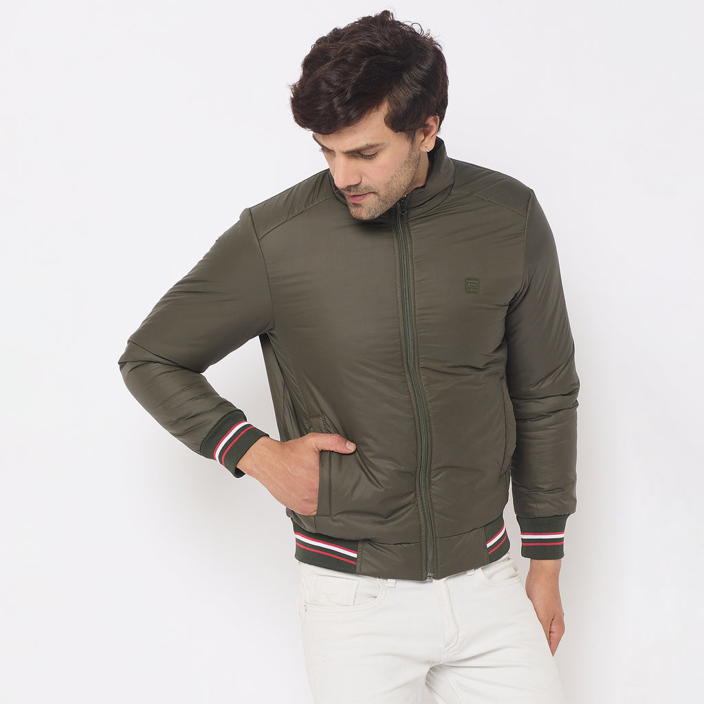 Duke Urban Men Full Sleeve Bomber Jacket (SDZ3089R)