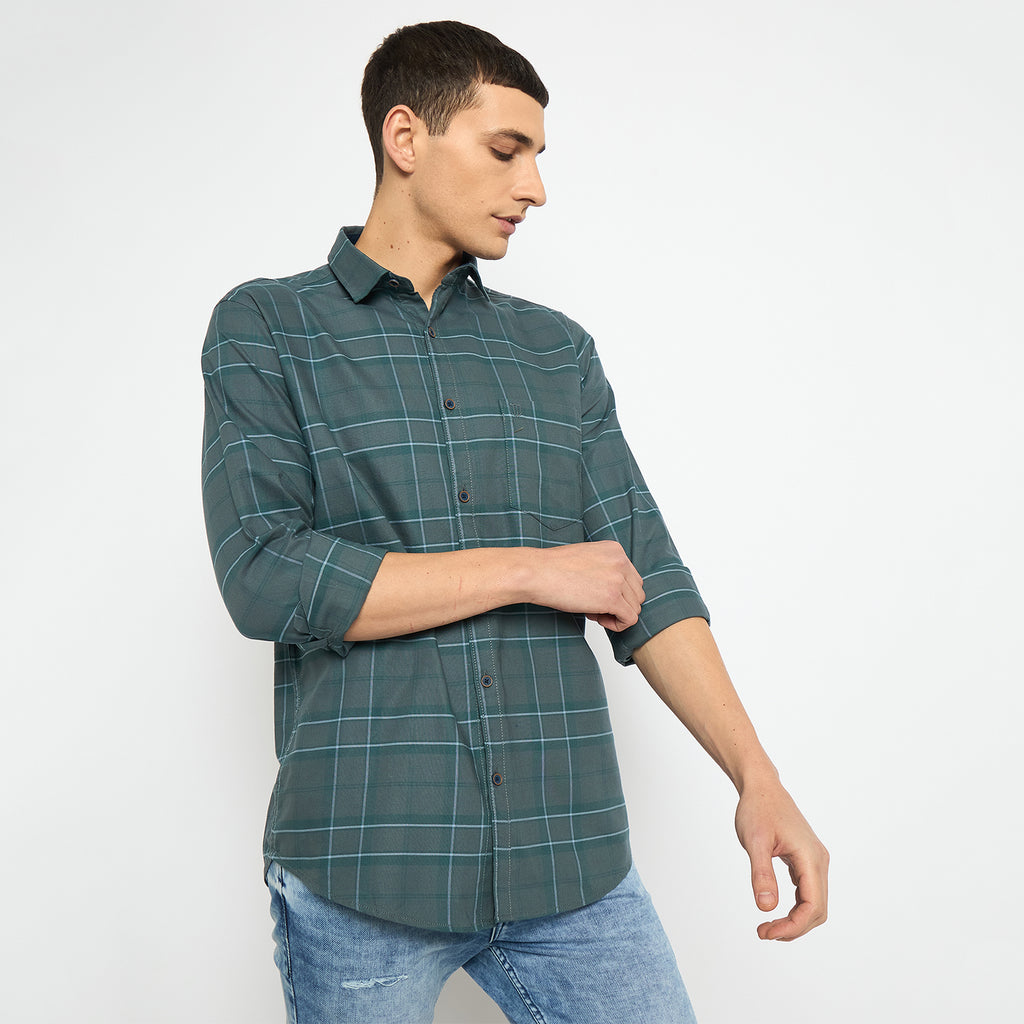 Duke Urban Men Full Sleeve Cotton Shirt (SDO5CKAT)