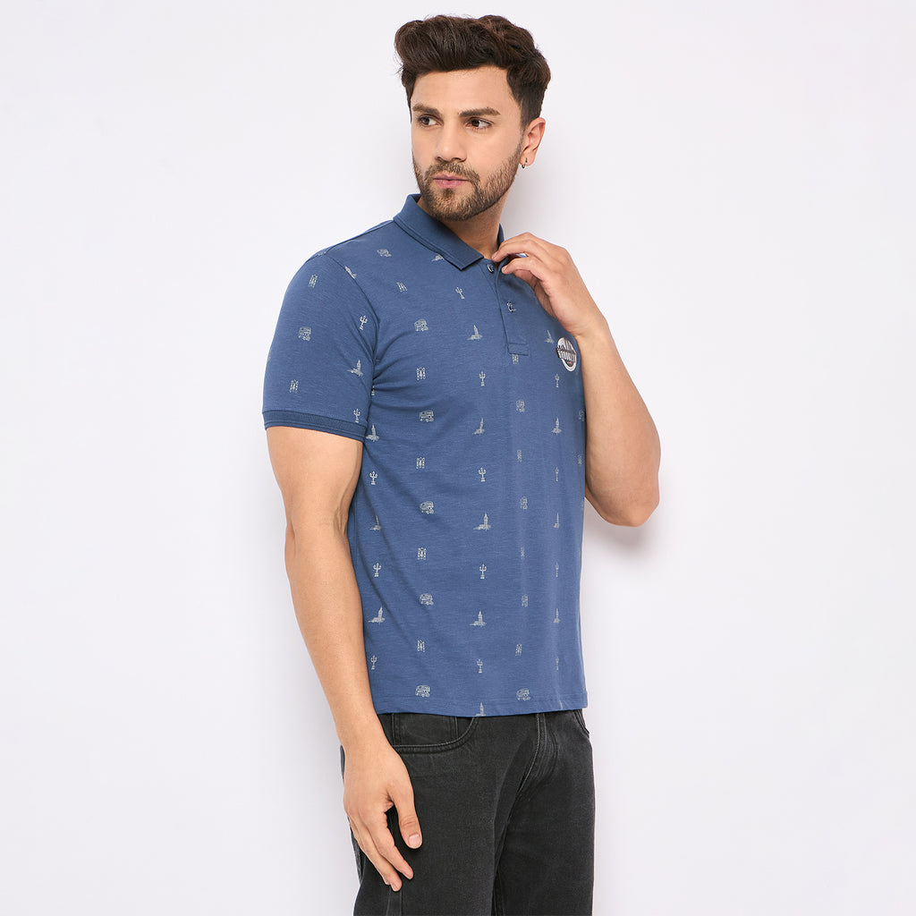 Duke Urban Men Half Sleeve Cotton T-shirt (LF5837)