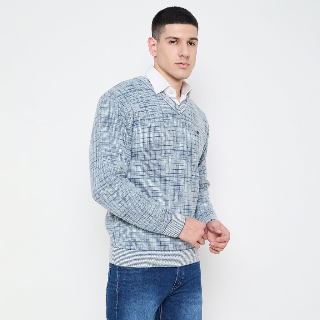 Duke Urban Men Full Sleeve V Neck Sweater (SDS2233)