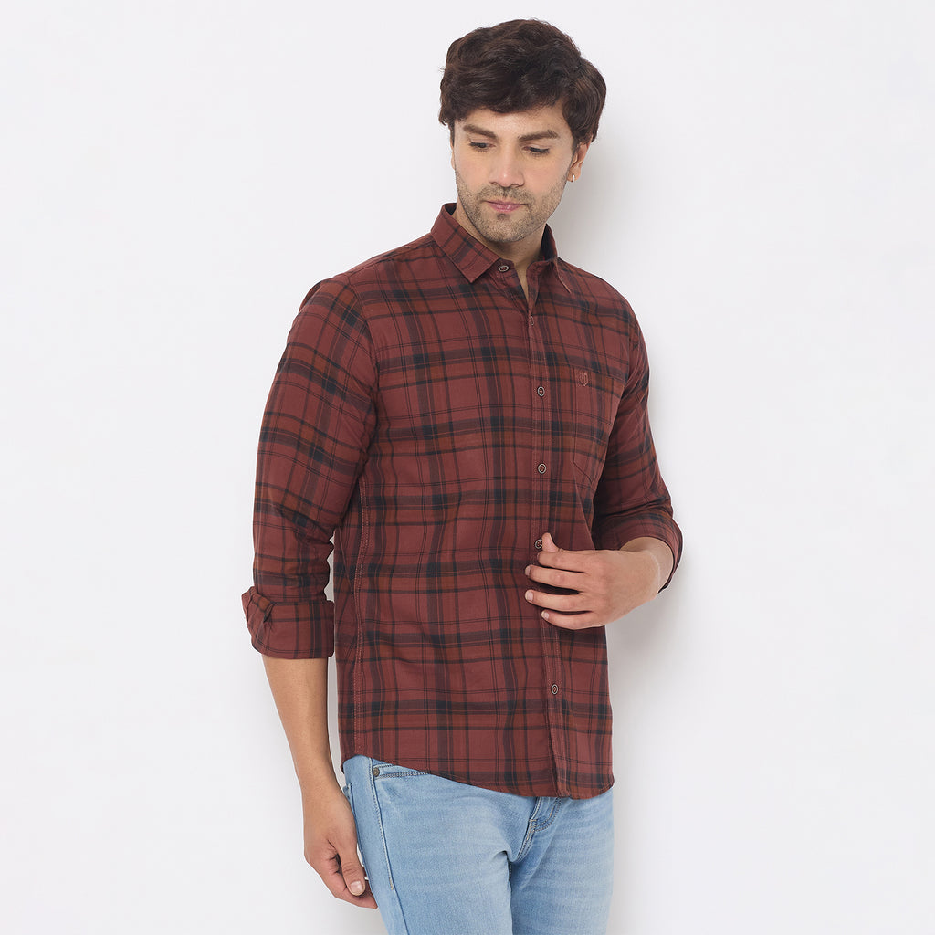 Duke Urban Men Full Sleeve Cotton Shirt (SDO7CKF)