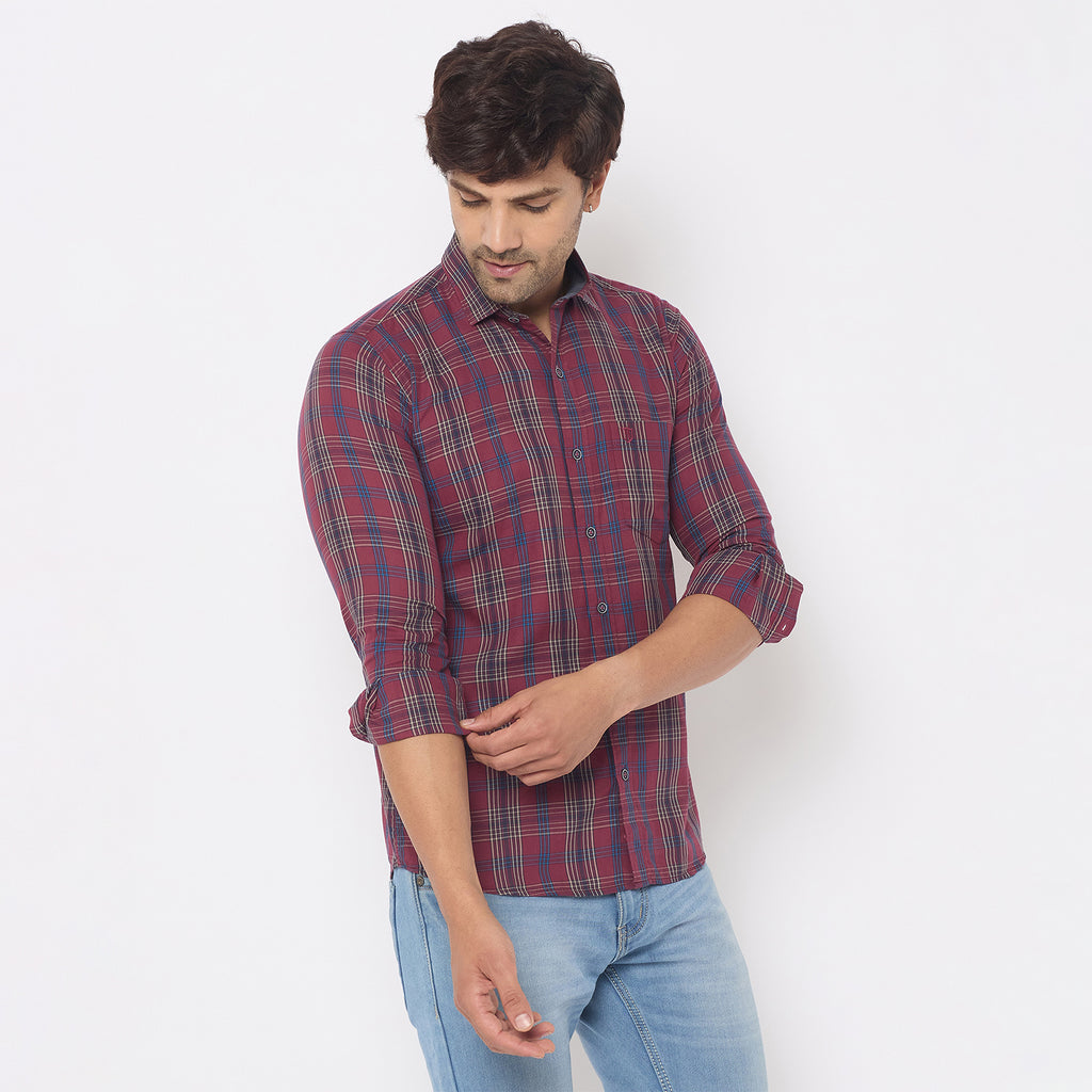 Duke Urban Men Full Sleeve Cotton Shirt (SDO8CKQ)