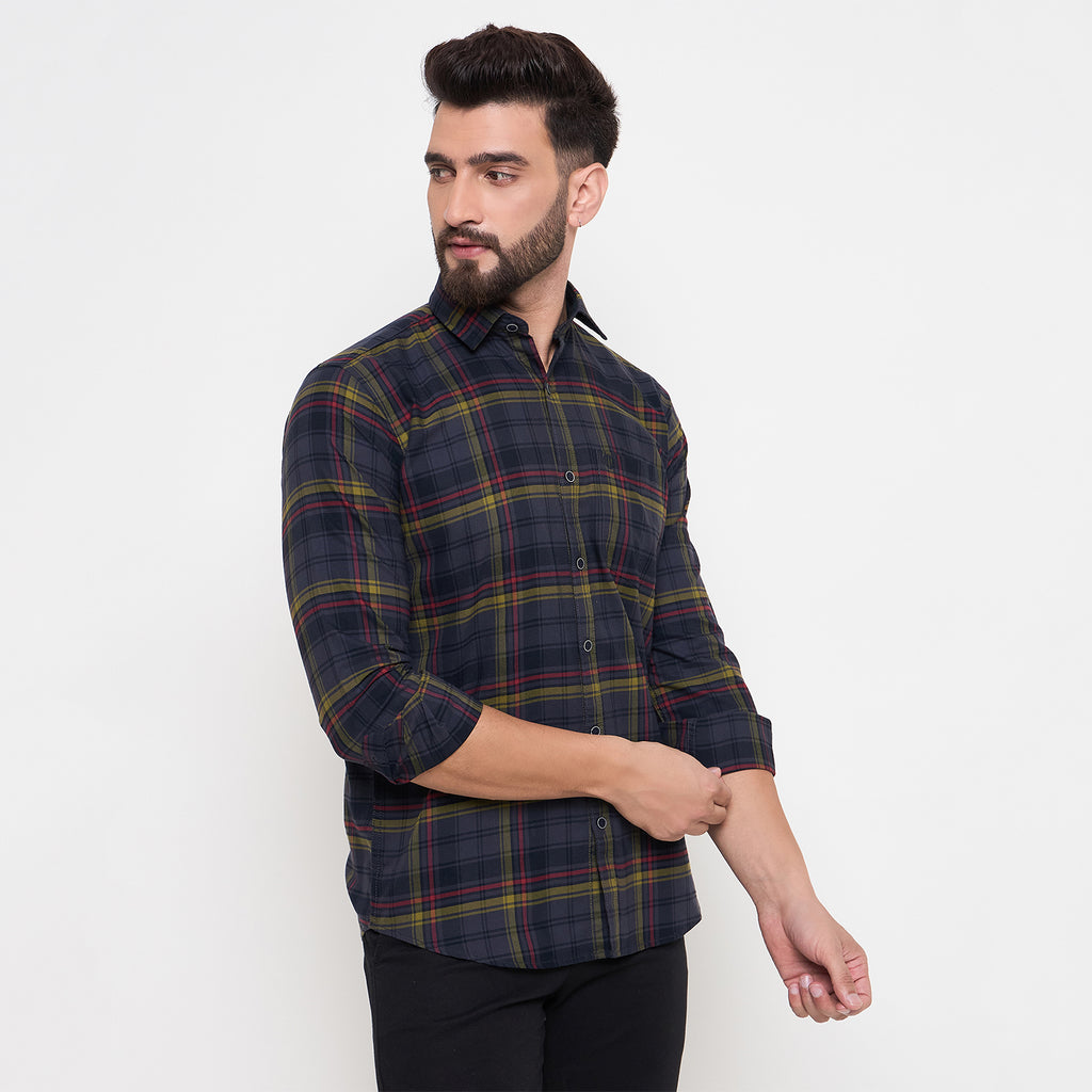 Duke Urban Men Full Sleeve Cotton Shirt (SDO5CKOQ)
