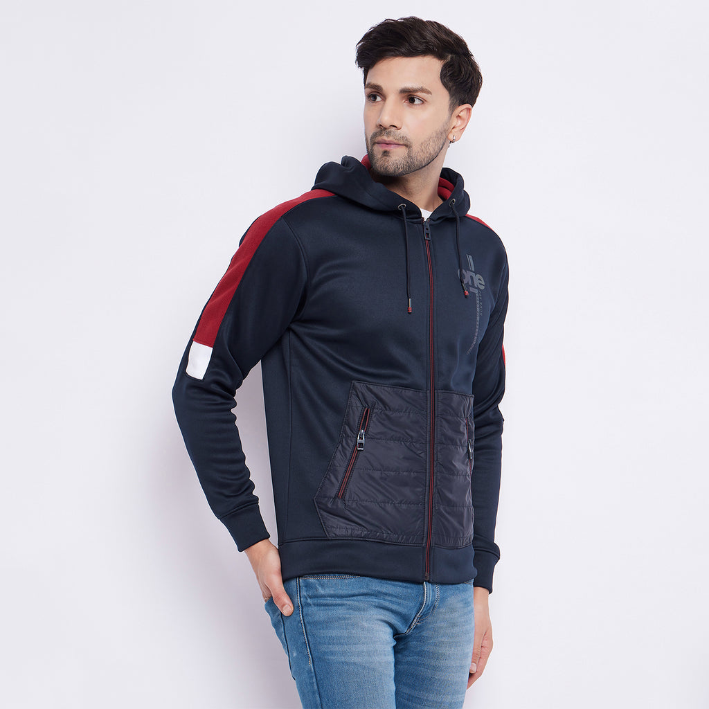 Duke Urban Men Zipper Hooded Sweatshirt (LF6322)