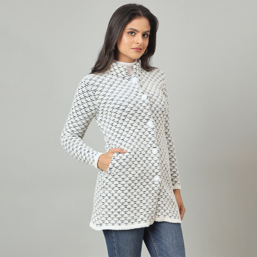 Duke Urban Women Long Coat Shortstyle Sweater (SDS1336)