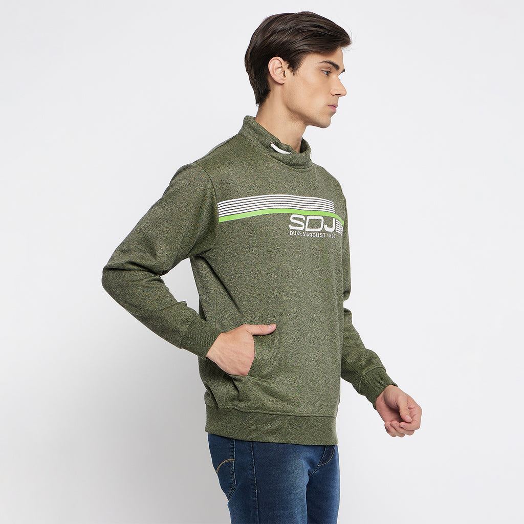 Duke Urban Men Cowl Neck Sweatshirt (LF3813)