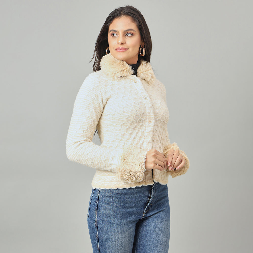 Duke Urban Women Front Open Short Sweater (SDS1308A)