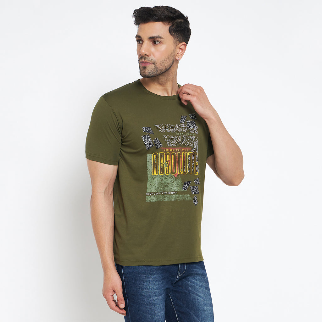 Duke Urban Men Half Sleeve Cotton T-shirt (MLF7083)