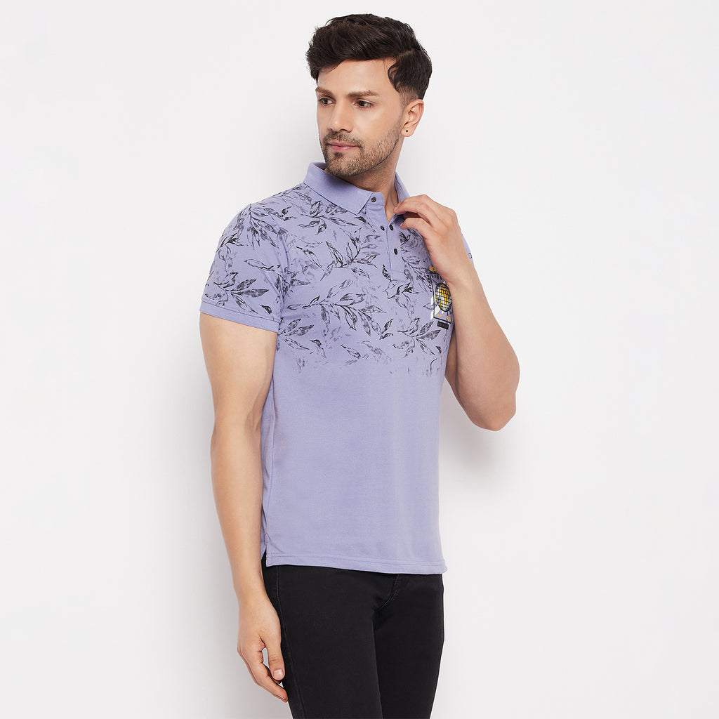 Duke Urban Men Polo Neck Half Sleeve Cotton T-shirt (LF5798)