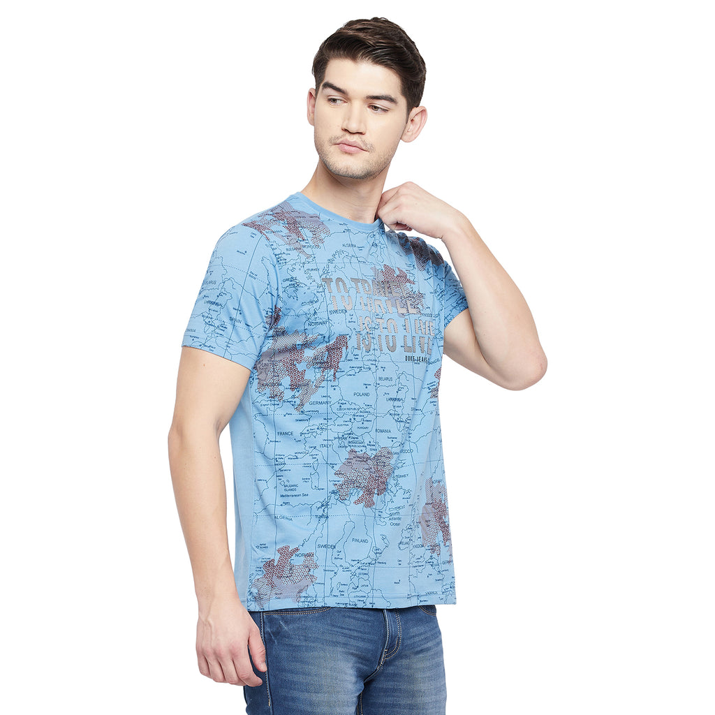Duke Urban Men Half Sleeve Cotton T-shirt (LQ4479)